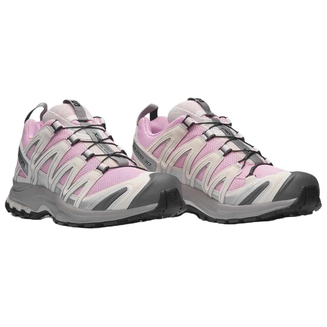 Кроссовки для бега SALOMON x atoms pink XA PRO 3D Дышащие Низкие Кроссовки для Бега Унисекс Розовые Серые - изображение 2