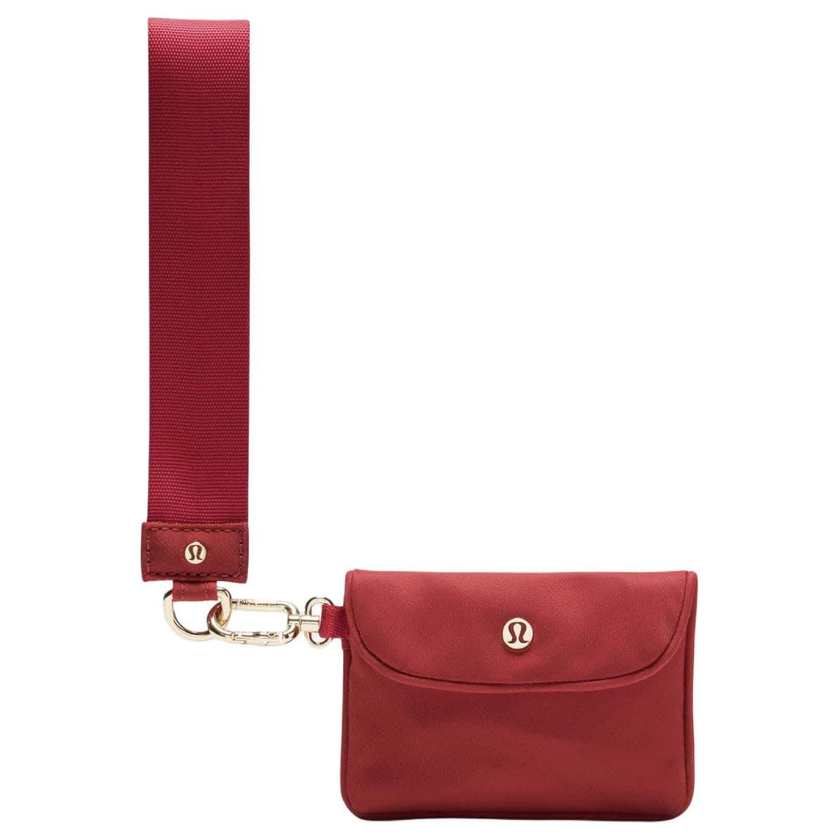 Сумка Lululemon Dual Pouch Однотонный Дизайн Клатчи Стандартный (Standard) Женский Оксфорд Красный и Светлый Айвори Белый - изображение 1