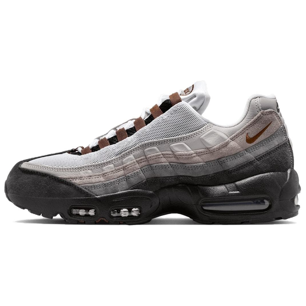 Кроссовки для бега Nike Air MAX 95 Комфортные и Легкие Низкие Беговые Кроссовки Унисекс Черные Серые - изображение 1