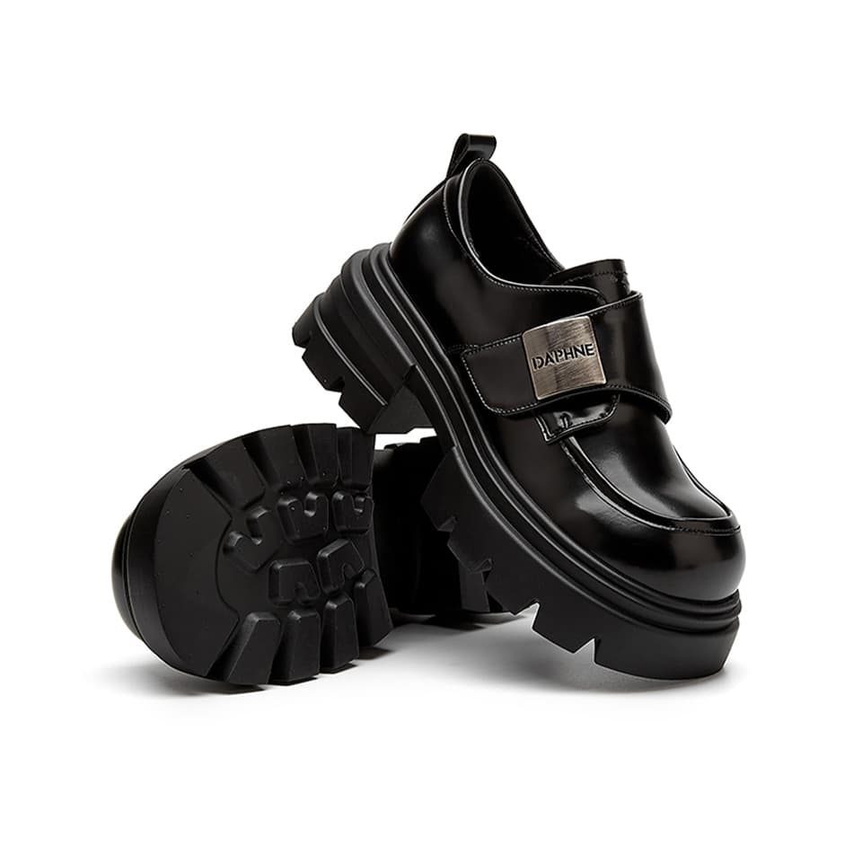 Лоферы Daphne Винтажный стиль преппи Платформа Slip-On Японский стиль JK Круглый носок Универсальные Маленькие кожаные туфли - изображение 3