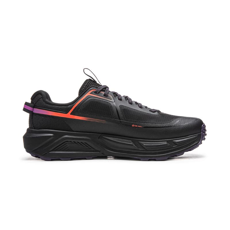 Кроссовки Li-Ning CF Outdoor Hiking Shoes 2 Легкая антиударная модель низкой высоты Унисекс Ночной черный - изображение 2