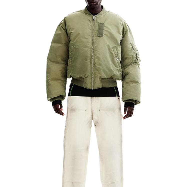 Куртка H M FW24 Куртки и Пальто Унисекс Зеленый - изображение 6