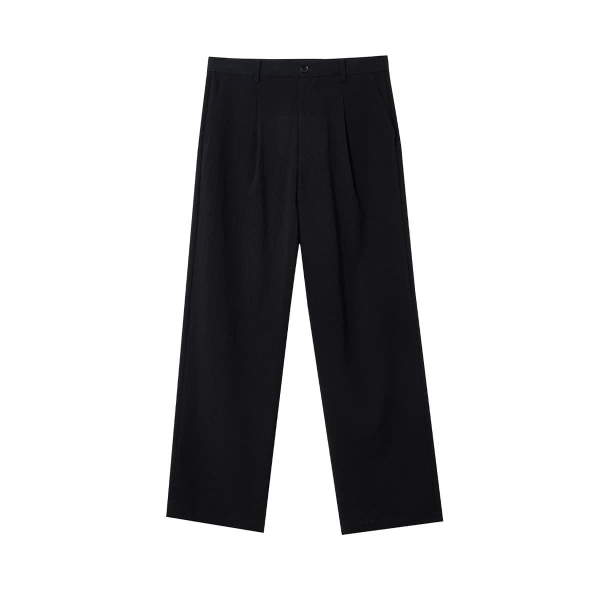 Штаны JACK&JONES Мужские широкие брюки однотонные универсальные удобные минималистичные - изображение 1
