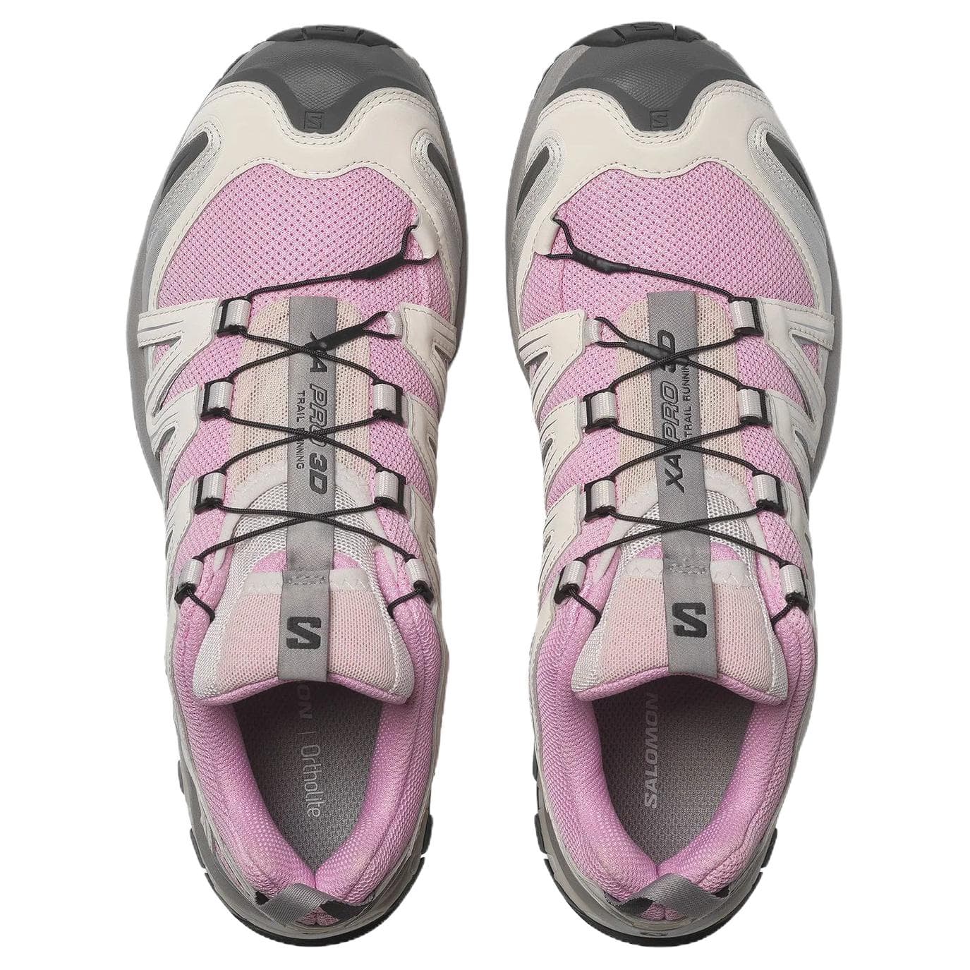 Кроссовки для бега SALOMON x atoms pink XA PRO 3D Дышащие Низкие Кроссовки для Бега Унисекс Розовые Серые - изображение 3