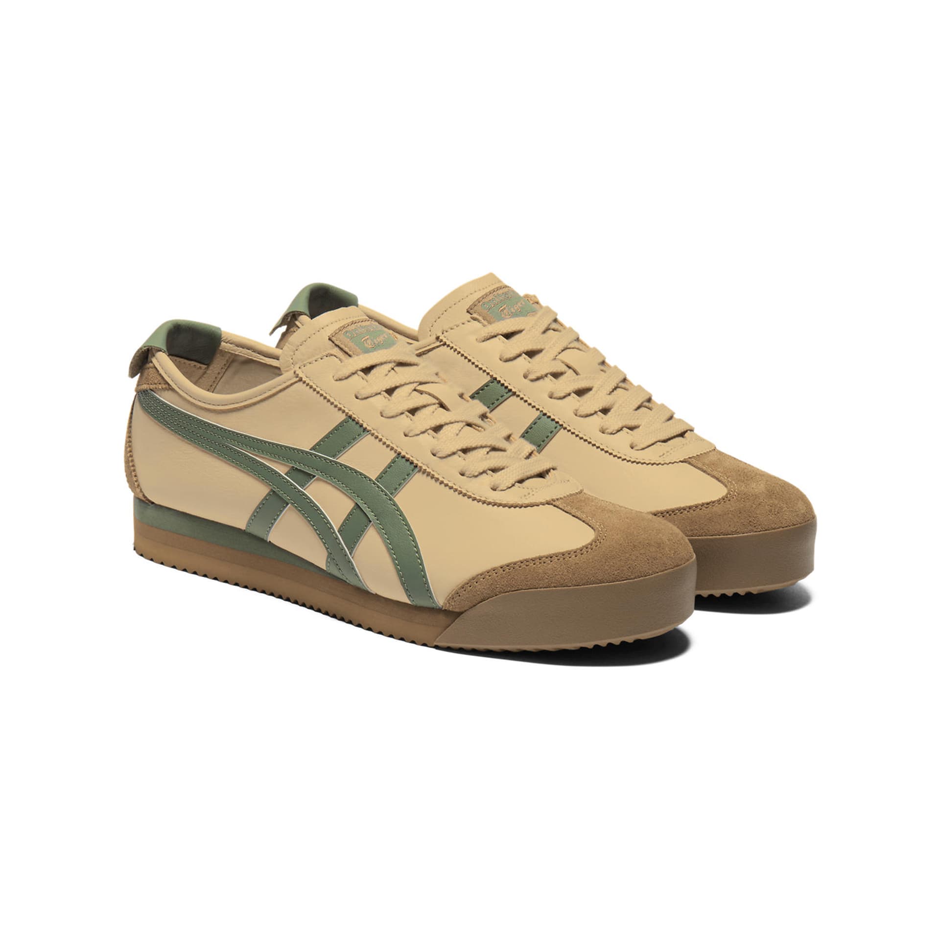 Кроссовки Onitsuka Tiger Mexico 66 PF Повседневная обувь Унисекс Коричневый - изображение 3
