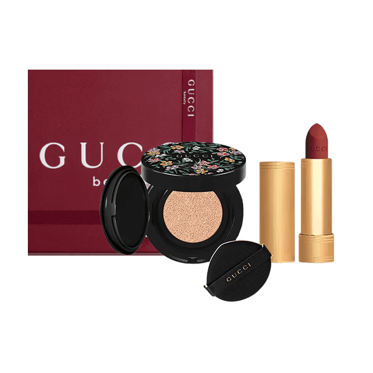 GUCCI Мягкий матовый помада с воздушным матовым эффектом набор косметики легко растушевывается увлажнение 14 г + 3 5 г - изображение 2