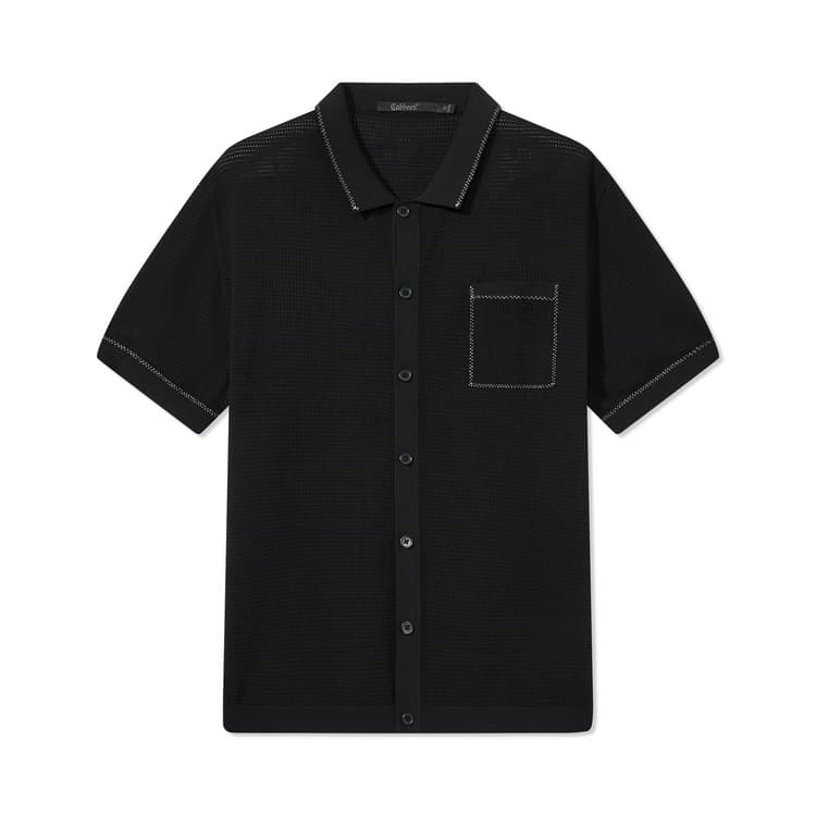 Рубашка Cabbeen Charcoal Black 01 Мужские Рубашки - изображение 1