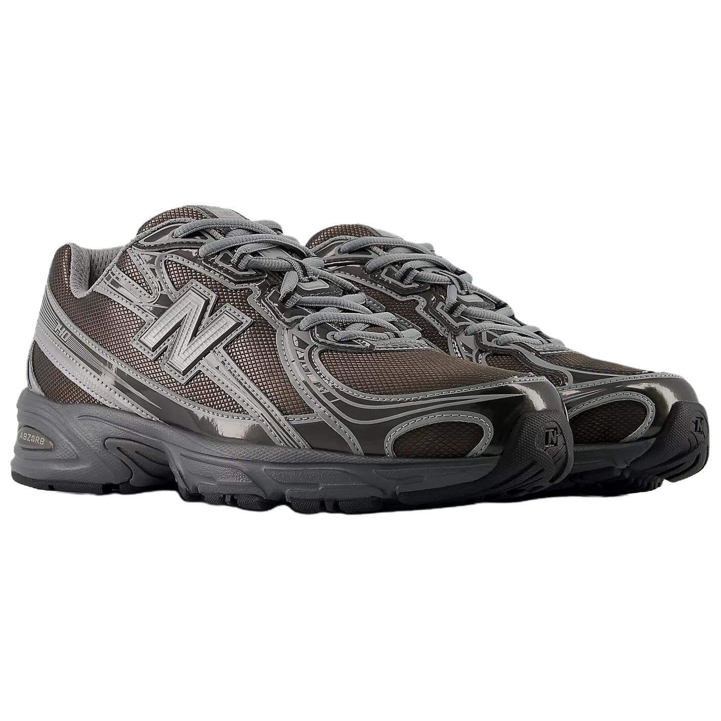 Кроссовки для бега New Balance NB 740 Беговые кроссовки Мужские Кофейно-коричневый Серый - изображение 3