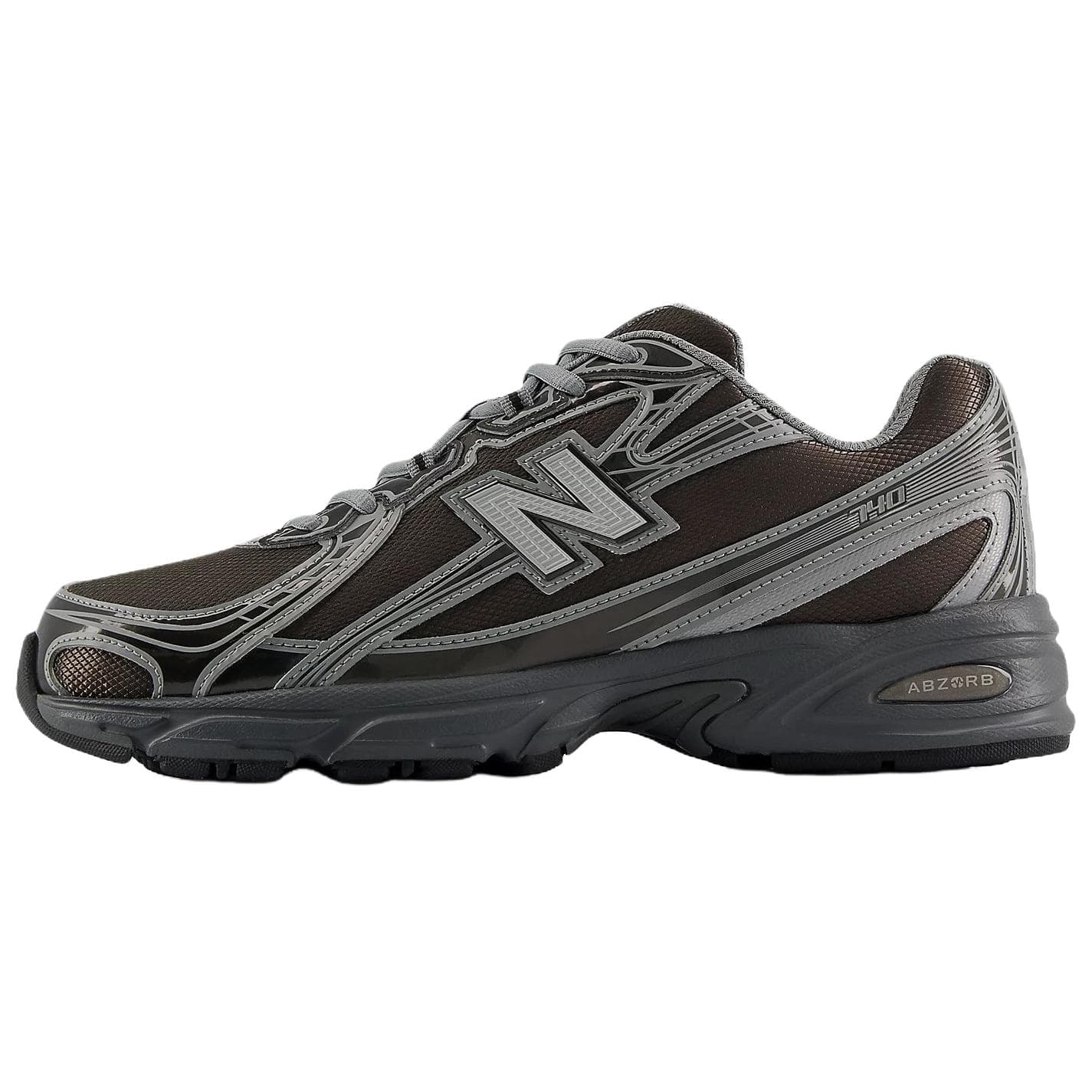Кроссовки для бега New Balance NB 740 Беговые кроссовки Мужские Кофейно-коричневый Серый - изображение 1
