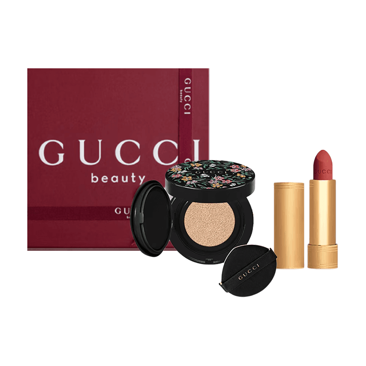 GUCCI Мягкий матовый помада с воздушным матовым эффектом набор косметики легко растушевывается увлажнение 14 г + 3 5 г - изображение 1