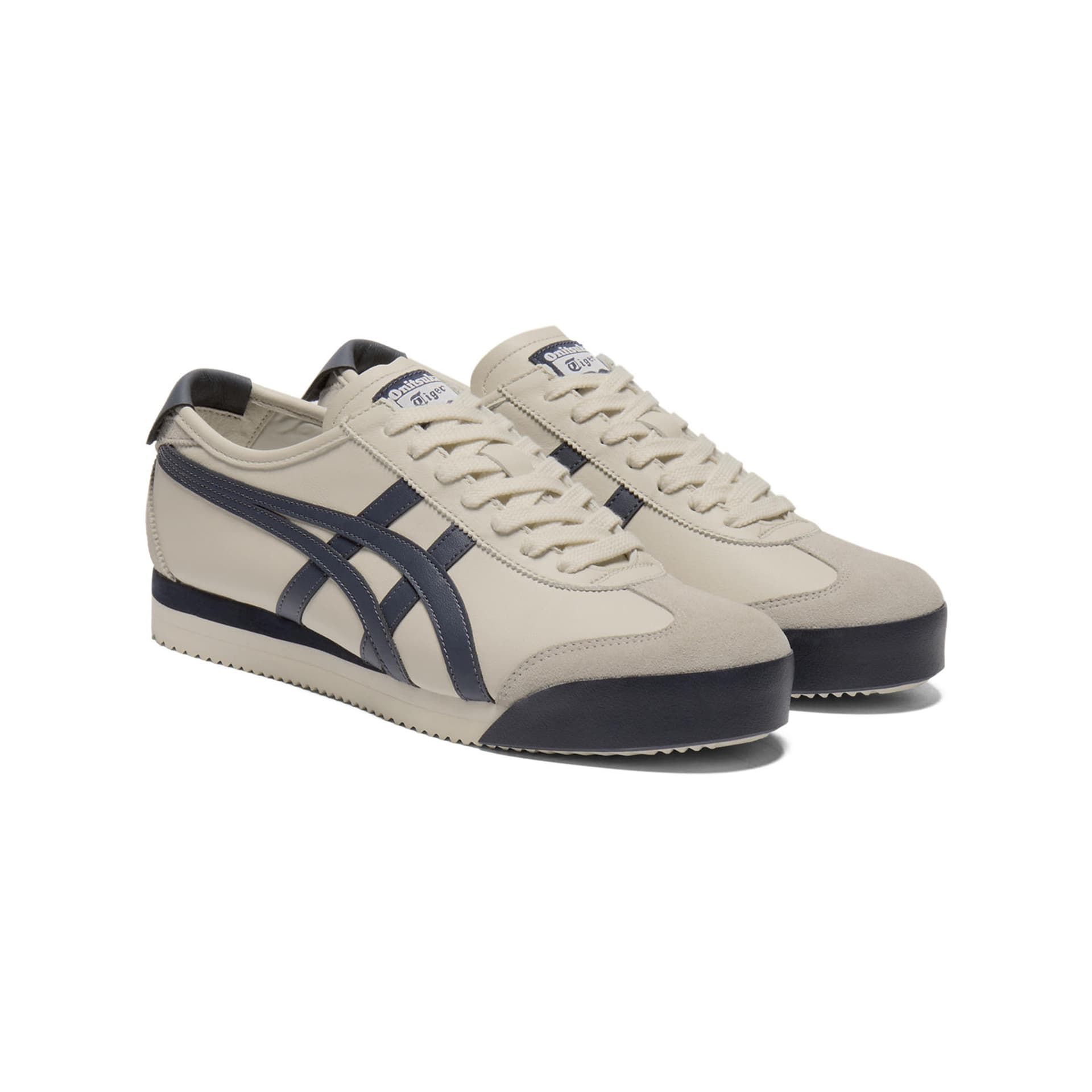 Кроссовки Onitsuka Tiger MEXICO 66 Повседневная обувь Унисекс Бежевый - изображение 3