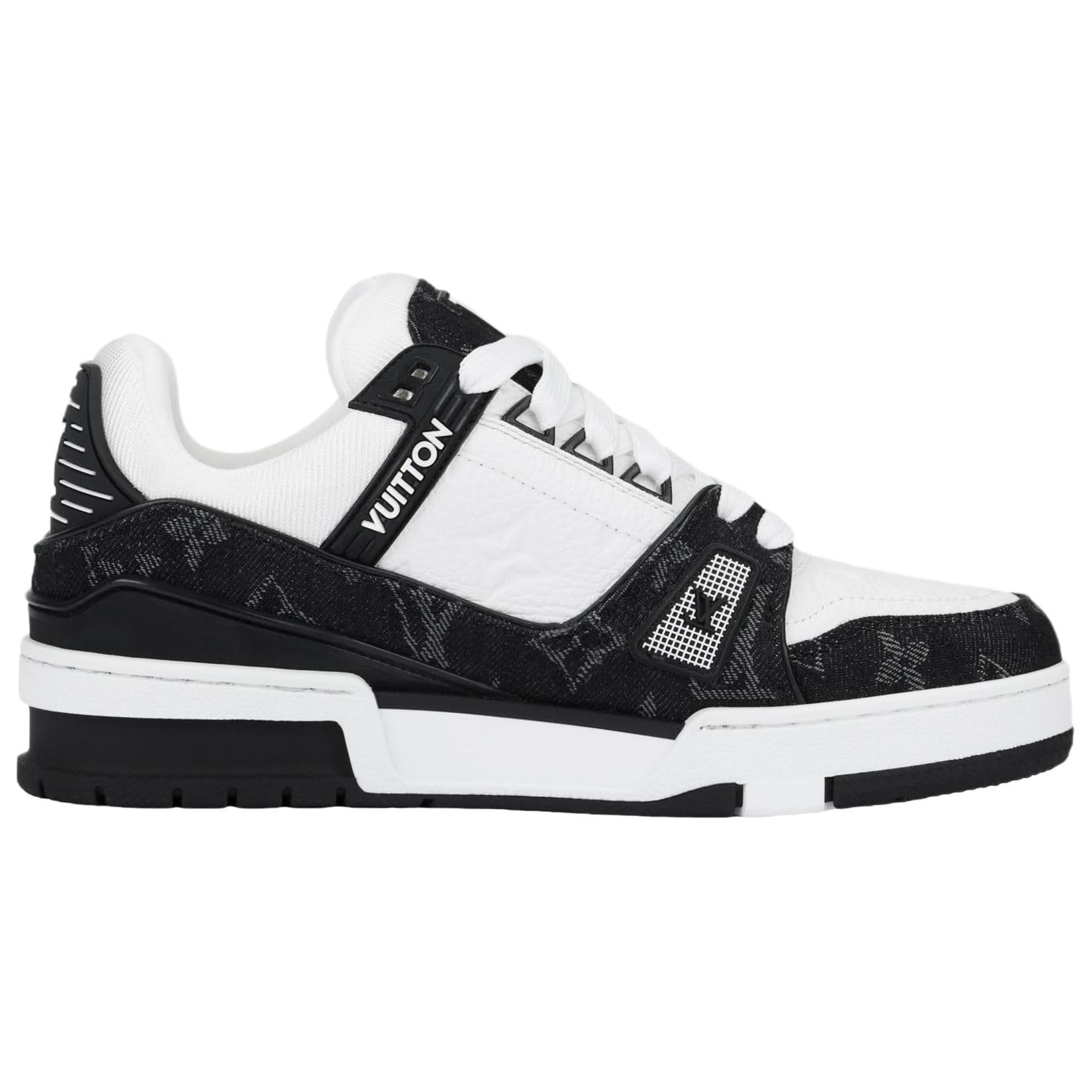 Кроссовки Louis Vuitton Trainer White Black - изображение 2