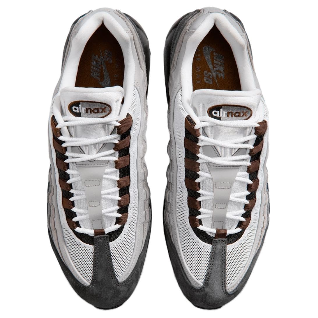 Кроссовки для бега Nike Air MAX 95 Комфортные и Легкие Низкие Беговые Кроссовки Унисекс Черные Серые - изображение 4