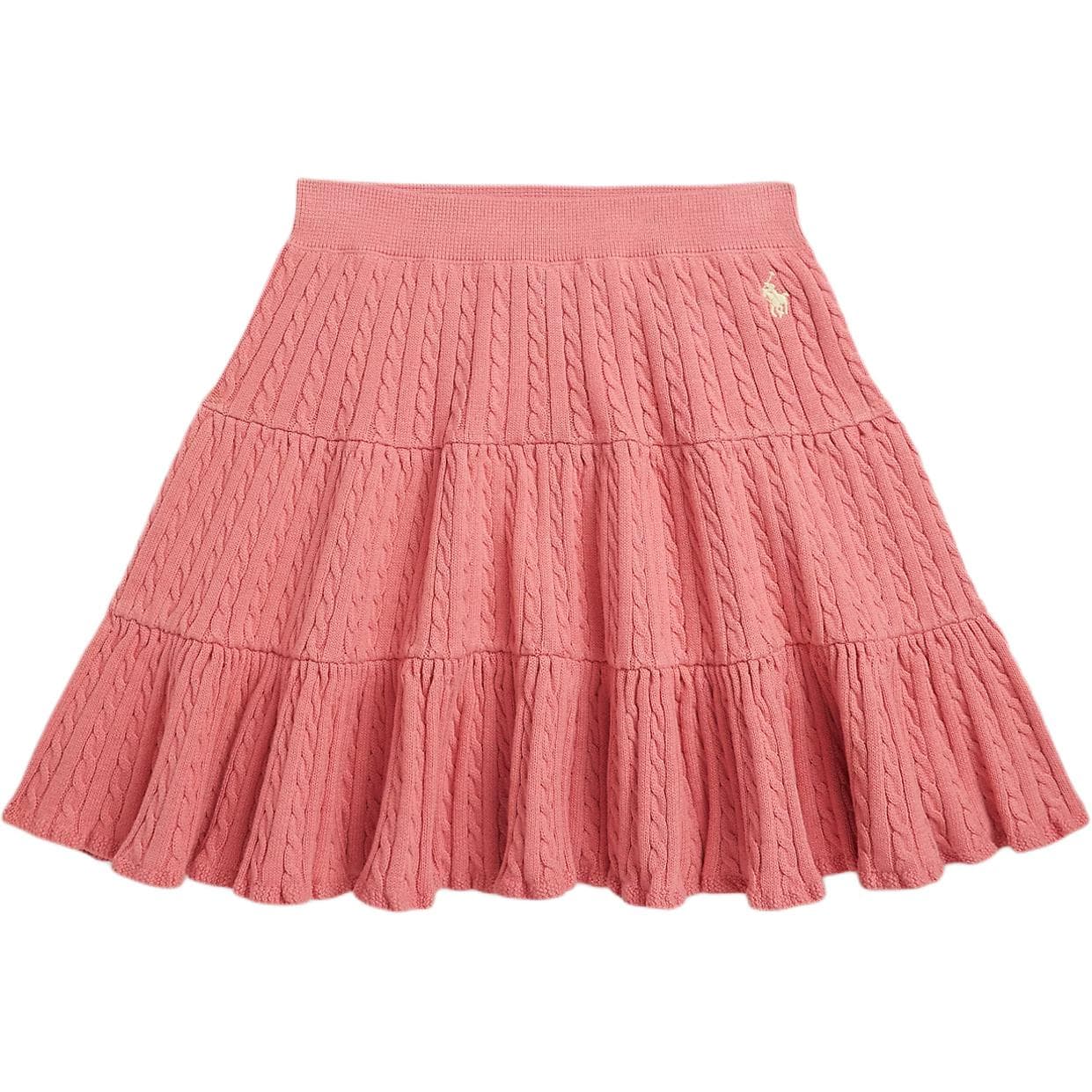 Polo Ralph Lauren SS26 Однотонная Умеренная Юбка Летняя Классическая Версия Детская - изображение 1