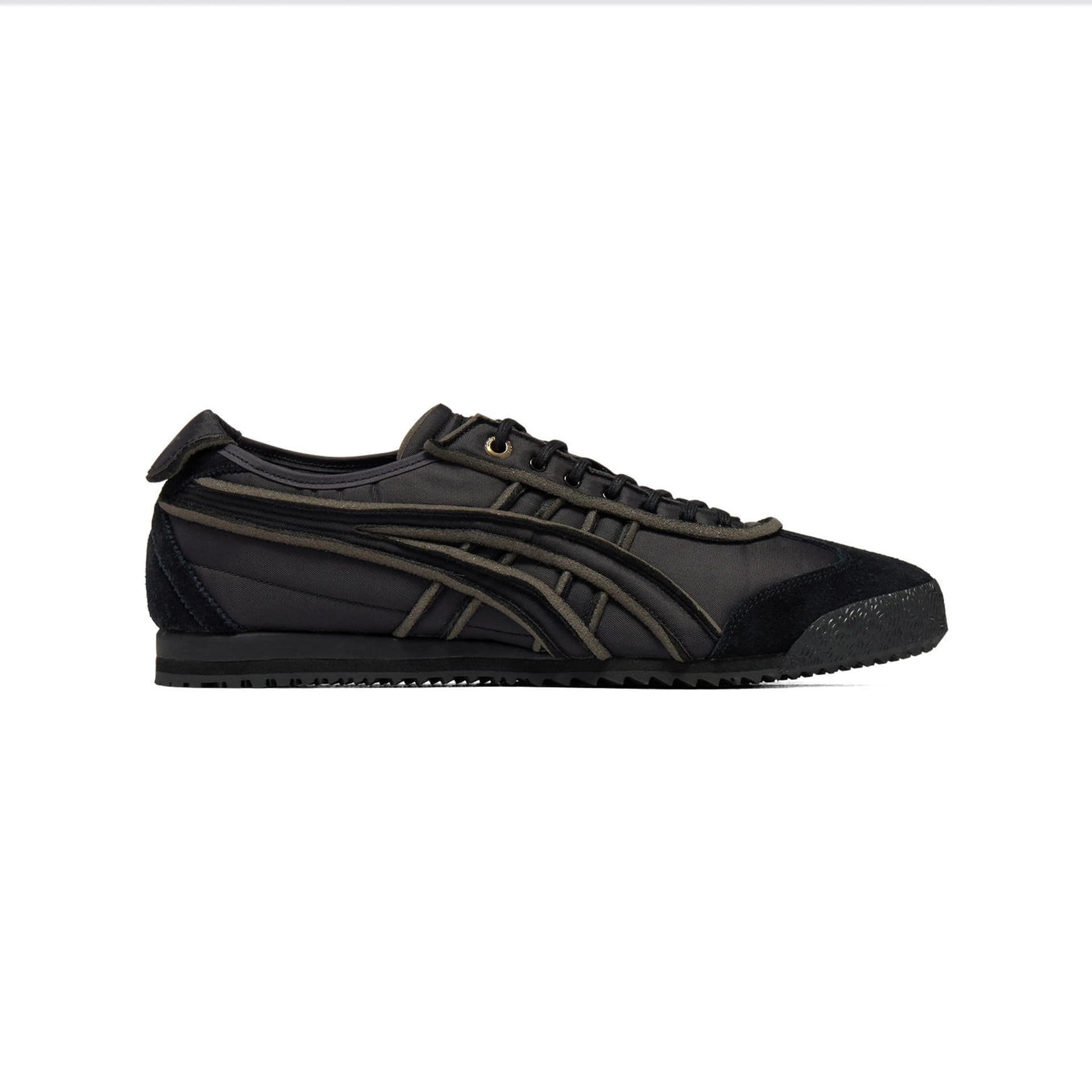 Кроссовки Onitsuka Tiger MEXICO 66 SD Ткань Повседневная Обувь Унисекс Черная - изображение 2