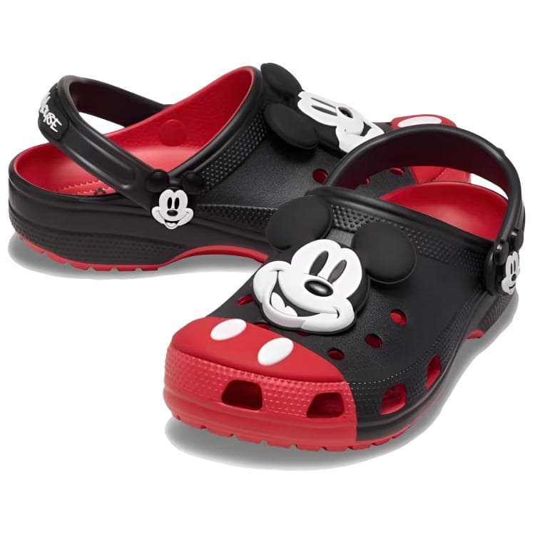 Сабо Crocs X Disney Микки Маус Cls Clg Сабо из резины Унисекс Черный - изображение 2