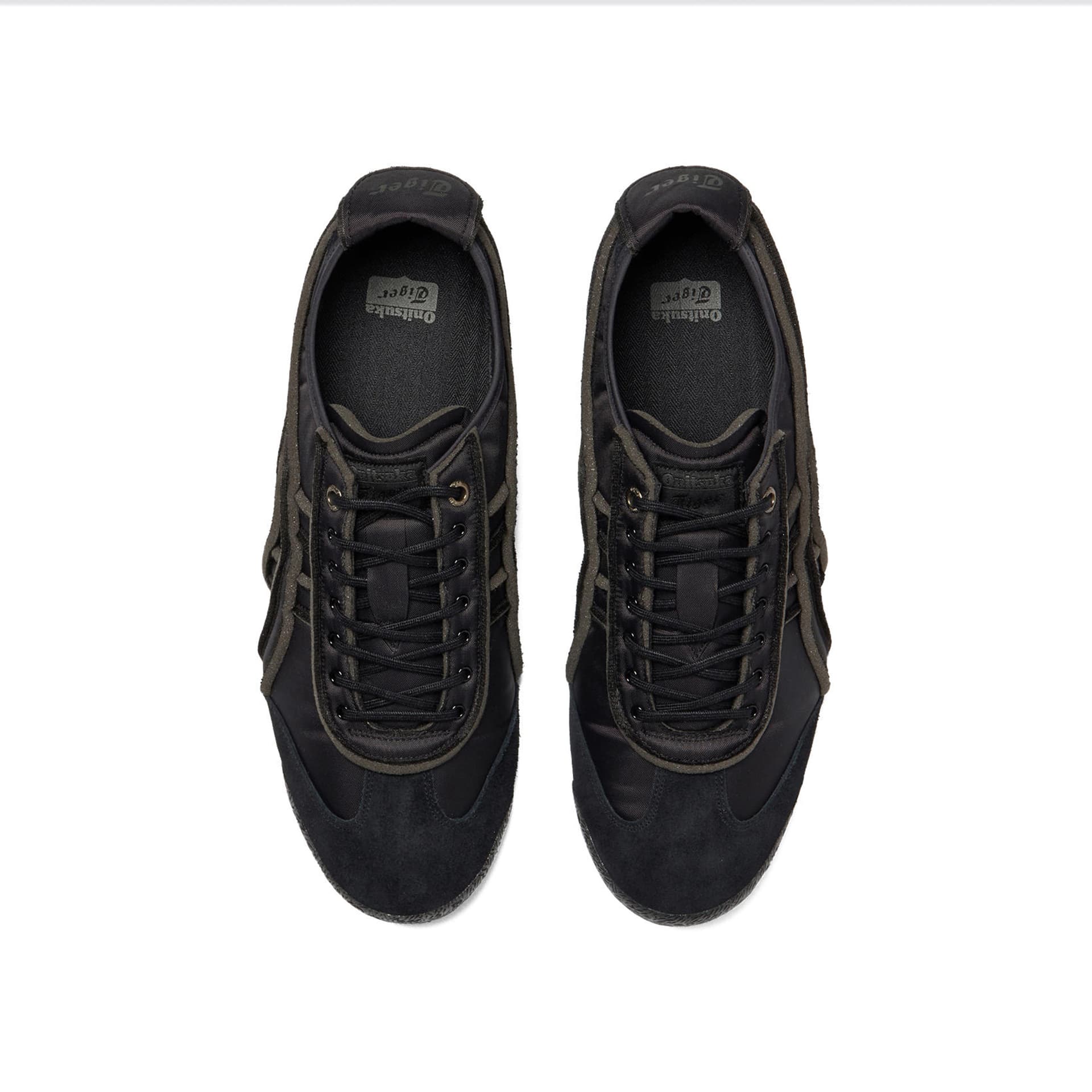 Кроссовки Onitsuka Tiger MEXICO 66 SD Ткань Повседневная Обувь Унисекс Черная - изображение 5