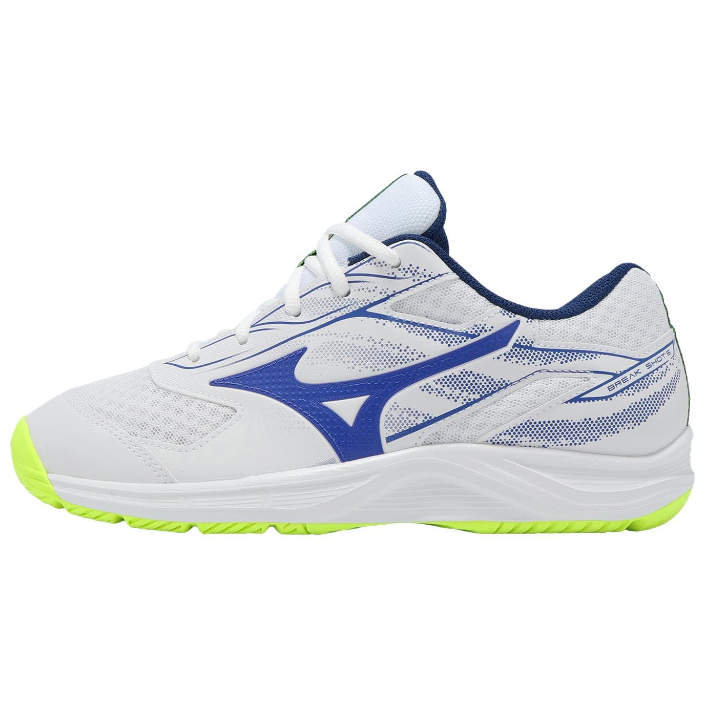 Кроссовки для тенниса Mizuno BREAK SHOT 5 AC Дышащие Низкие Теннисные Кроссовки Унисекс Белые Синие - изображение 1