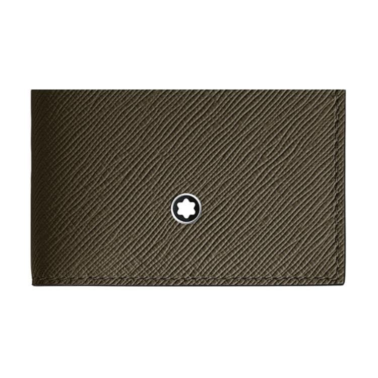 Картхолдер MONTBLANC Sartorial Коровья кожа Картхолдер Мужской Хаки - изображение 6