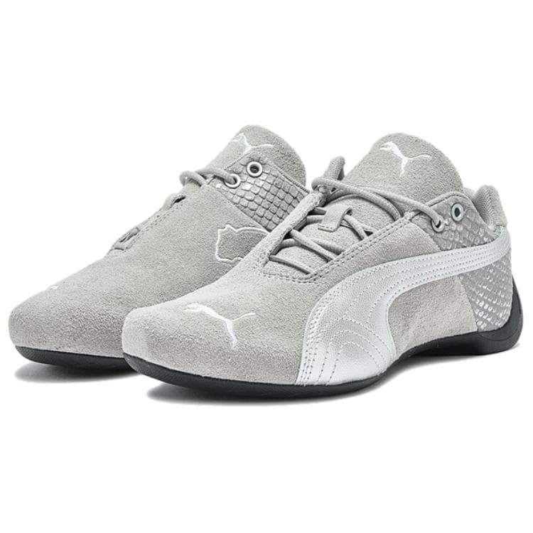Кроссовки PUMA Future Cat Спилок коровья кожа Низкий топ Повседневная обувь Унисекс Серый - изображение 3