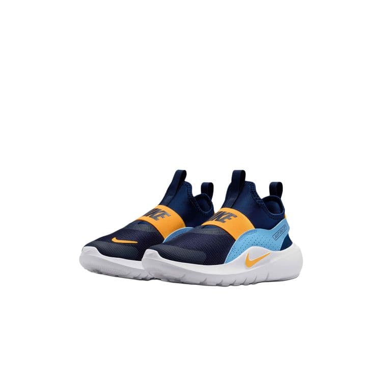 Кроссовки Nike Flex Runner 4 Low Топ Беговые кроссовки Полночный синий Детский - изображение 3
