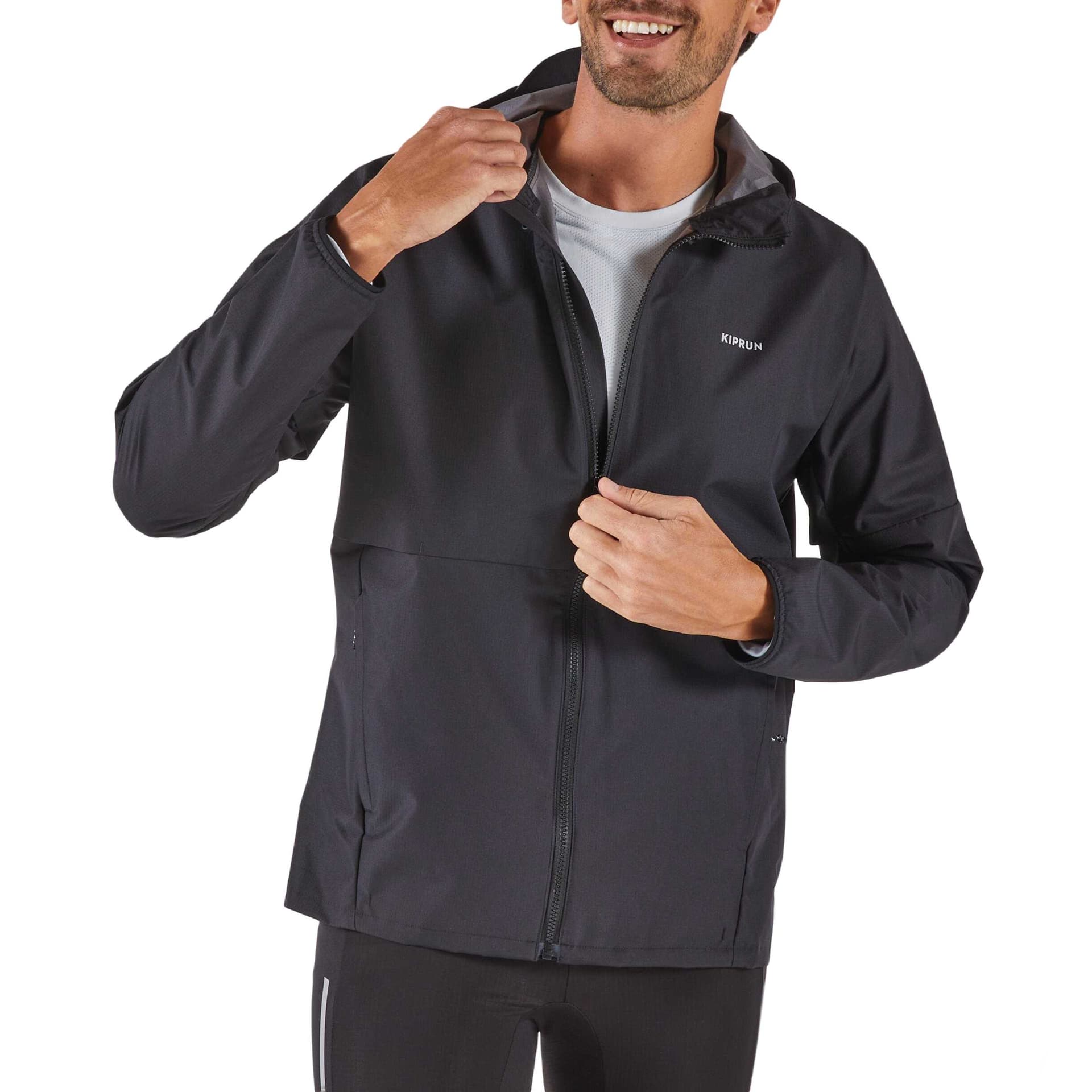 Куртка DECATHLON Дымчатый Черный Мужские Куртки - изображение 1