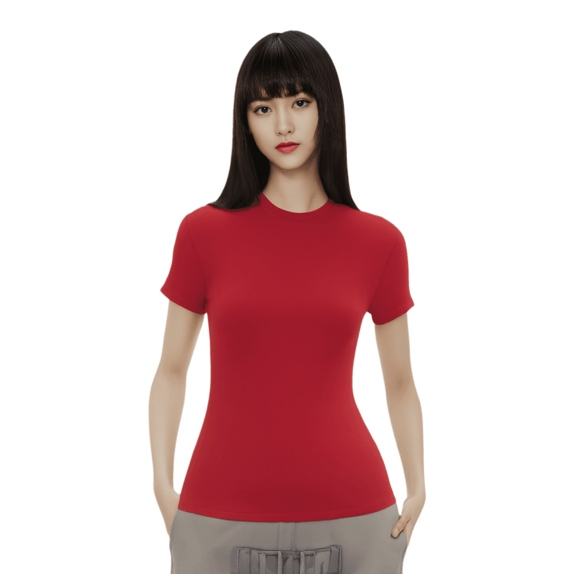 Футболка skims COTTON JERSEY T-SHIRT T BRICK - изображение 2