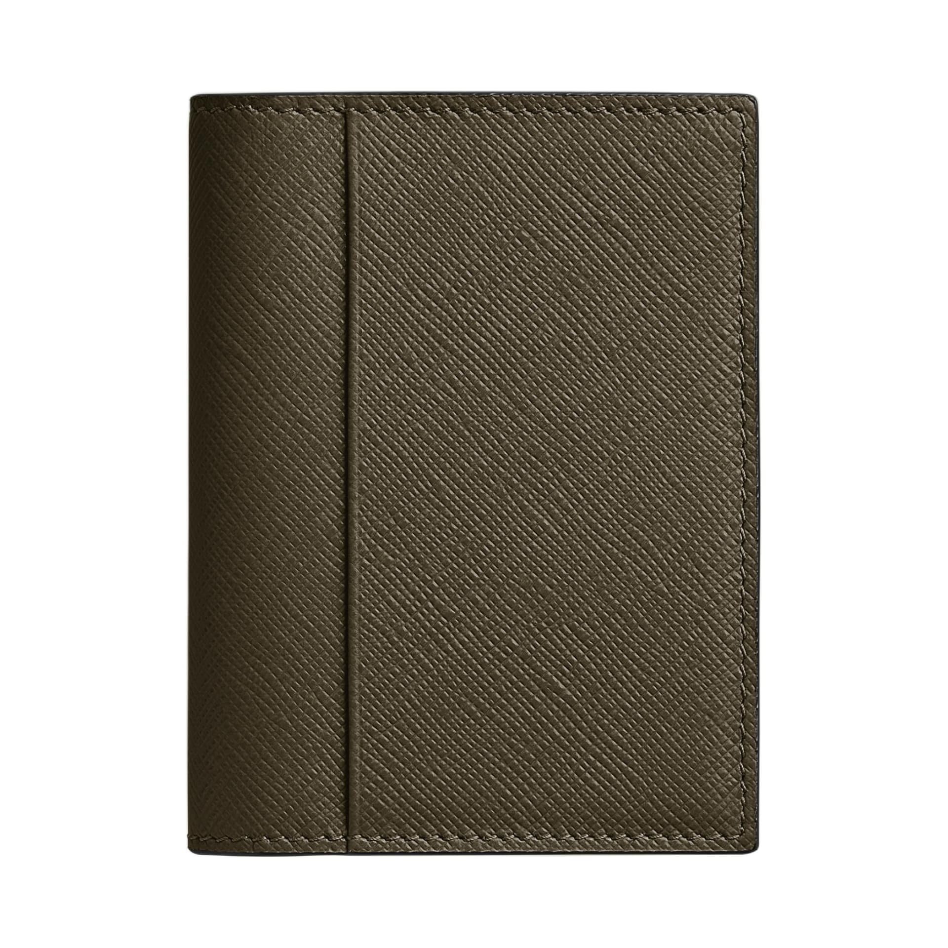 Картхолдер MONTBLANC Sartorial Коровья кожа Картхолдер Мужской Хаки - изображение 4