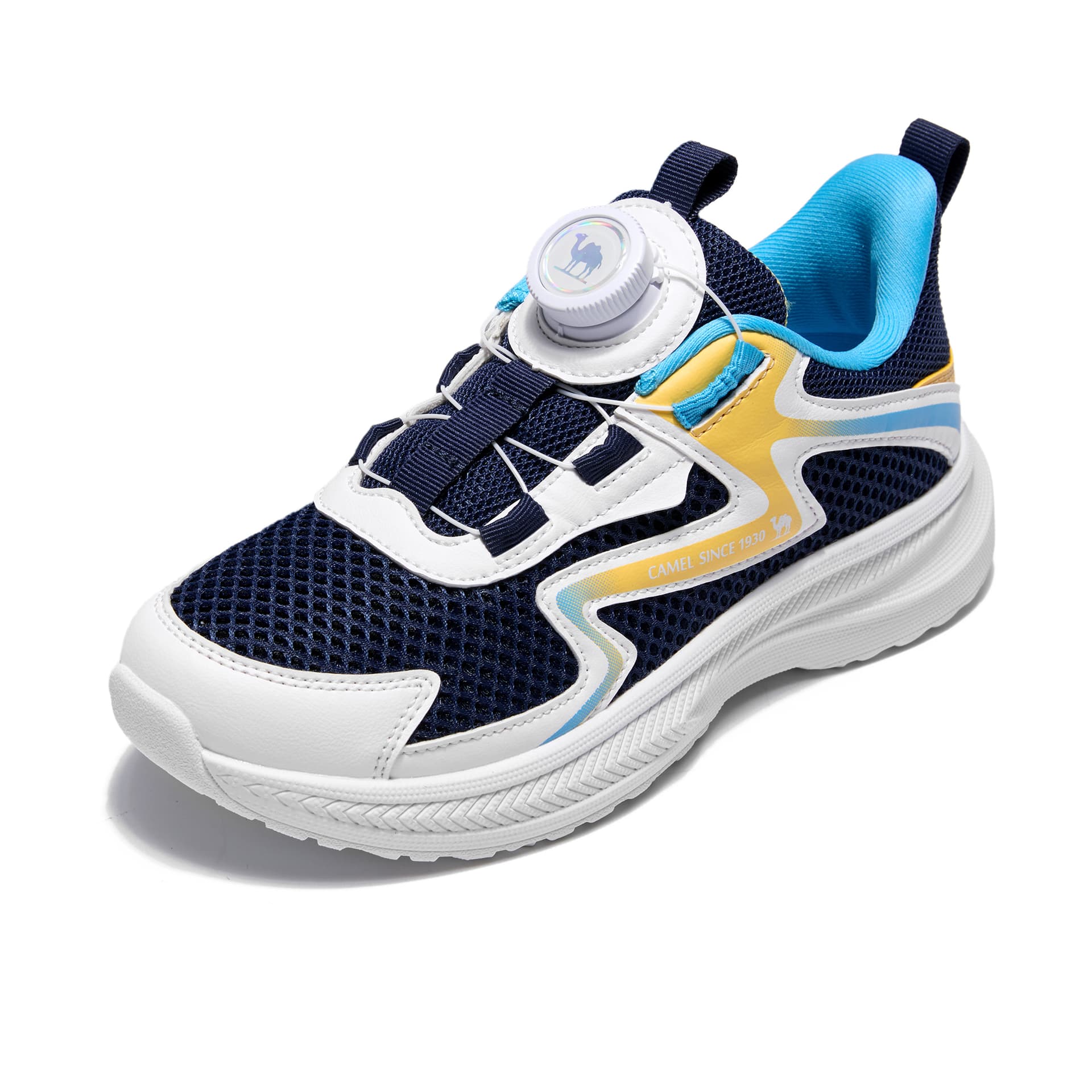 Кроссовки CAMEL Kids Running Shoes Lightweight Breathable Mesh Low-Top Quick Lace-Up for Outdoor Activities - изображение 2