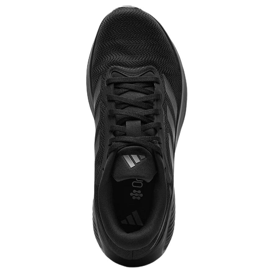 Кроссовки для бега Adidas RESPONSE RUNNER 2 Ткань Устойчивая к истиранию Дышащая Поддерживающие Беговые кроссовки Унисекс Черные - изображение 4