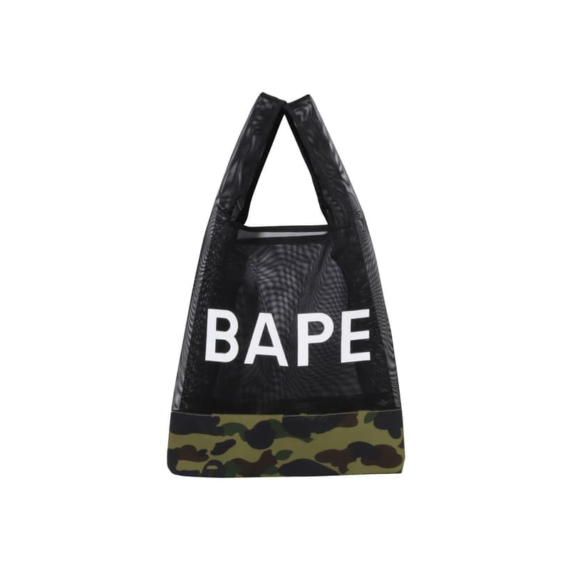 Сумка A BATHING APE Ткань Сумка Унисекс Зеленый Желтый - изображение 1