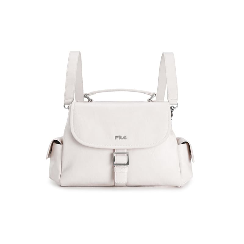 Рюкзак FILA белый ПУ (полиуретан) Рюкзак Сумка через плечо Women's White - изображение 1