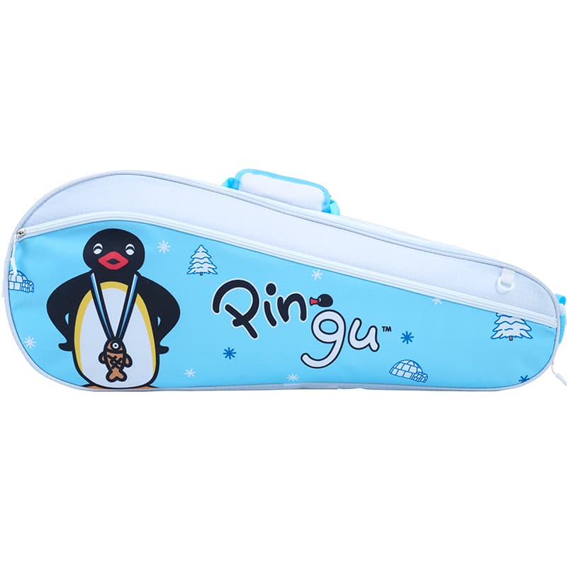 Спортивная сумка Wild Child Club X PINGU Коллаборация Полиэстеровая сумка для ракеток для бадминтона Спортивный зал Стандартная унисекс - изображение 1