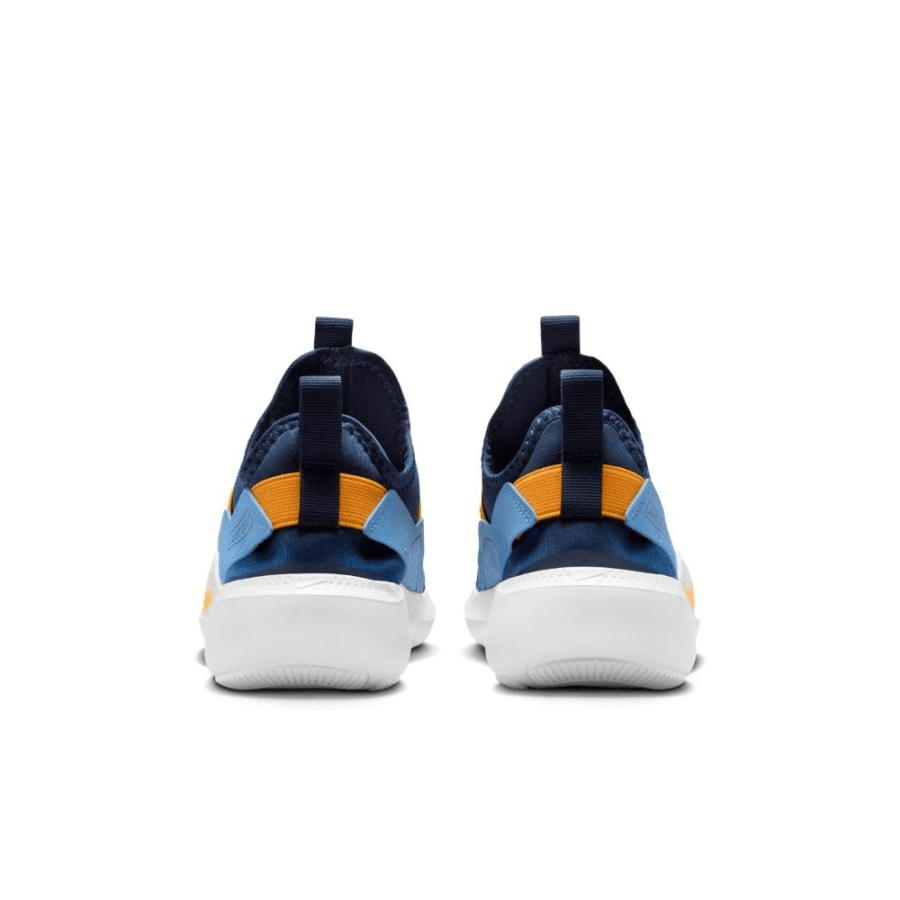 Кроссовки Nike Flex Runner 4 Low Топ Детские беговые кроссовки Темно-синий и Оранжевый Детский - изображение 4