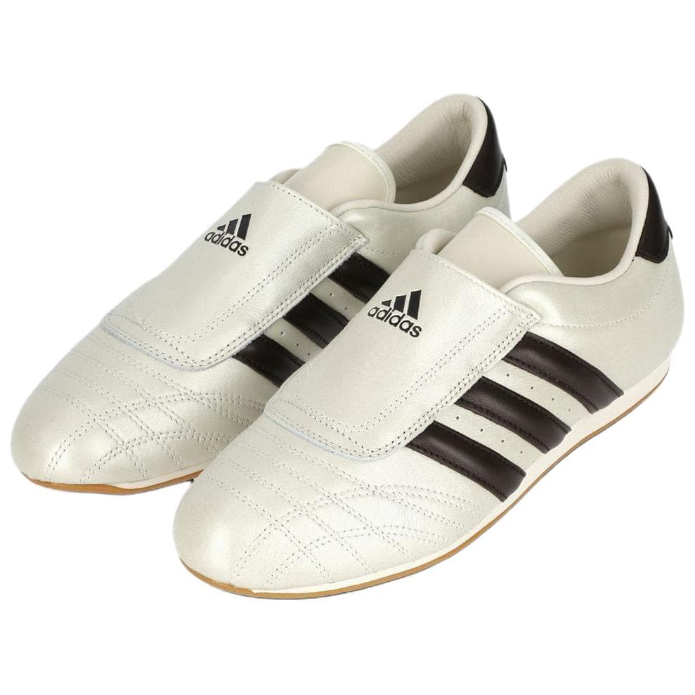 Кроссовки Adidas Тхэквондо Обувь Женская Бежевая Черная - изображение 2