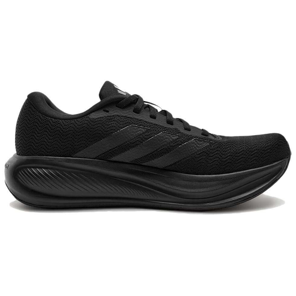 Кроссовки для бега Adidas RESPONSE RUNNER 2 Ткань Устойчивая к истиранию Дышащая Поддерживающие Беговые кроссовки Унисекс Черные - изображение 2