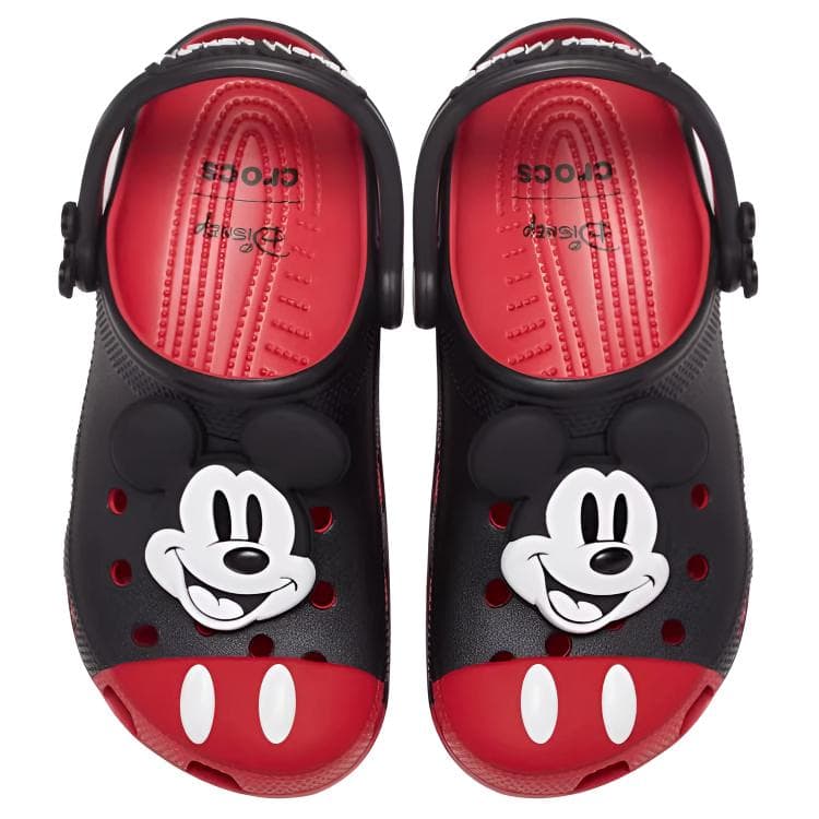 Сабо Crocs X Disney Микки Маус Cls Clg Сабо из резины Унисекс Черный - изображение 3