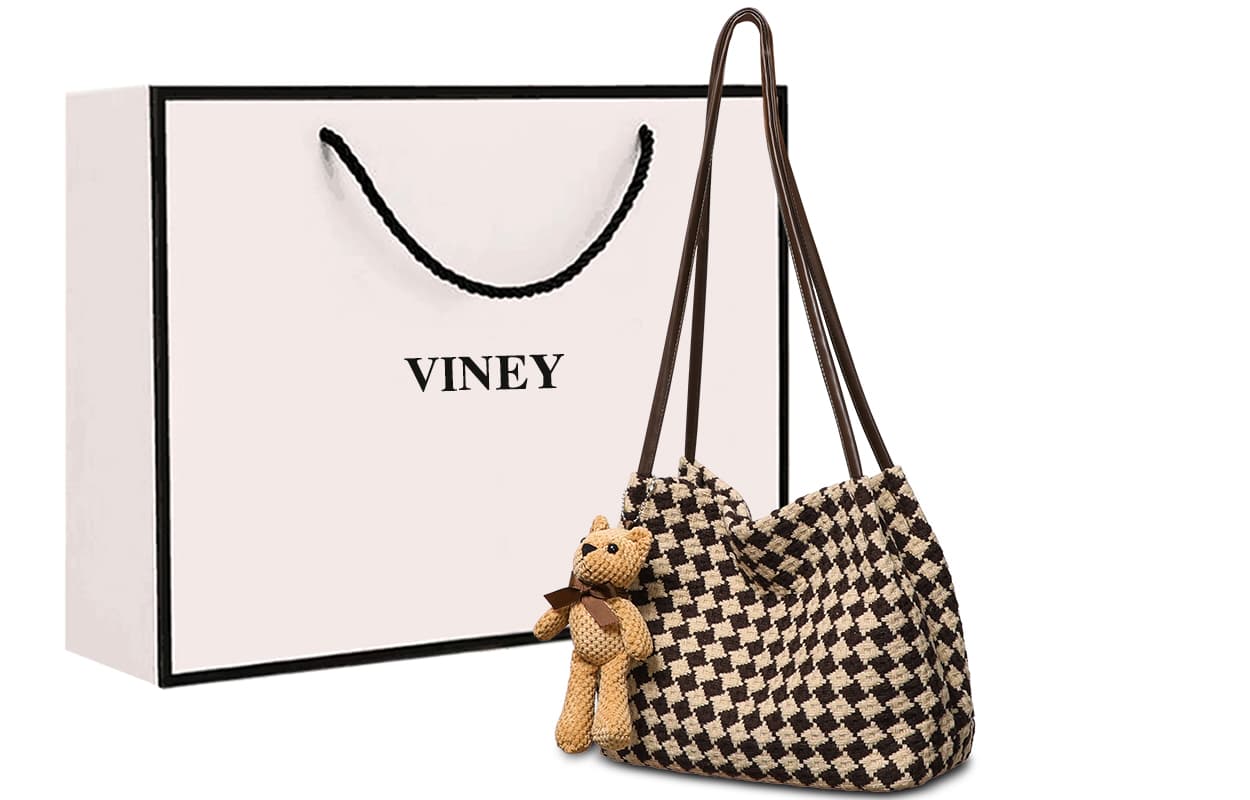 Мини-сумка VINEY Сумка через плечо Стандартная Женская Квадратная Кофейного цвета - изображение 2