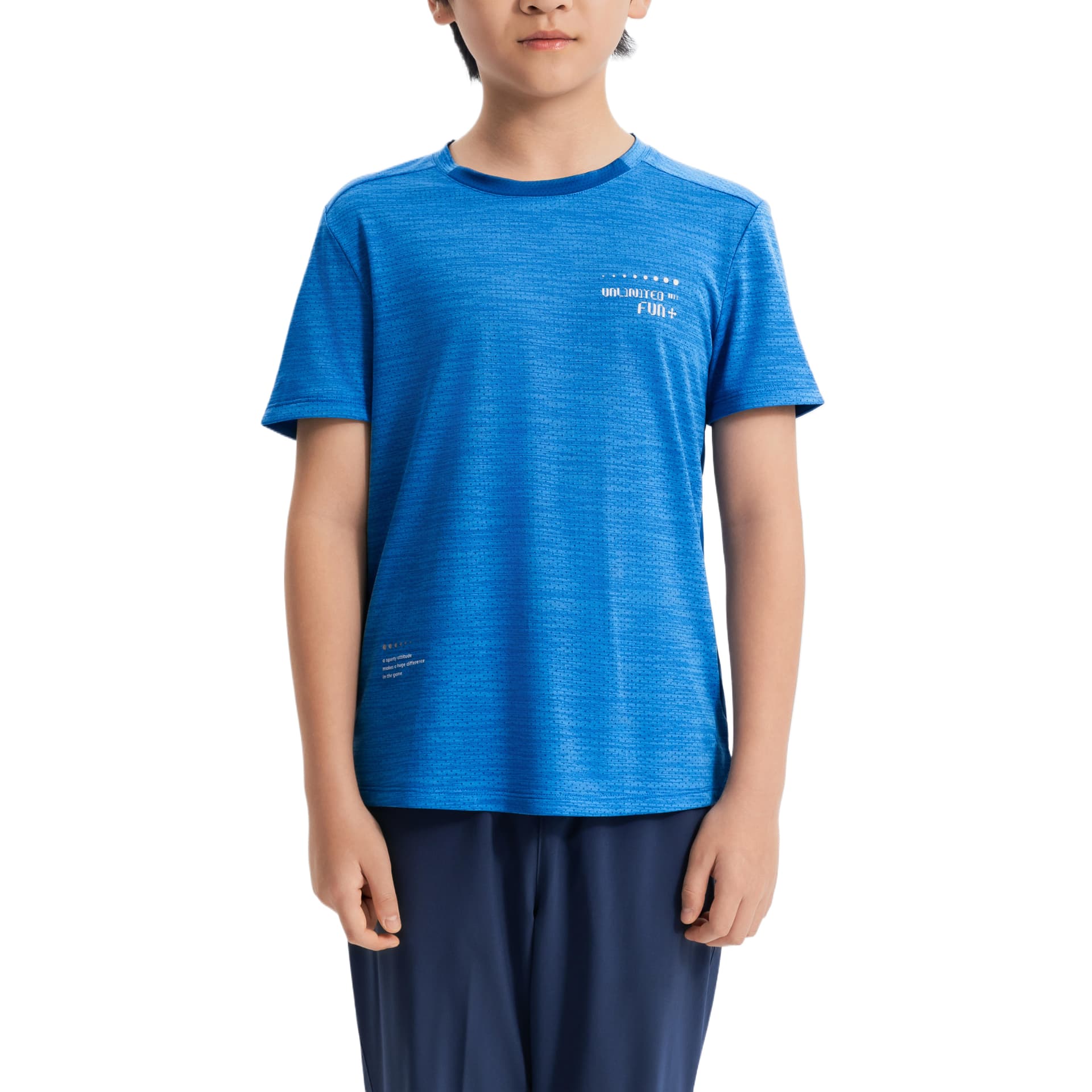 Футболка DECATHLON Синие Детские Рубашки T - изображение 1