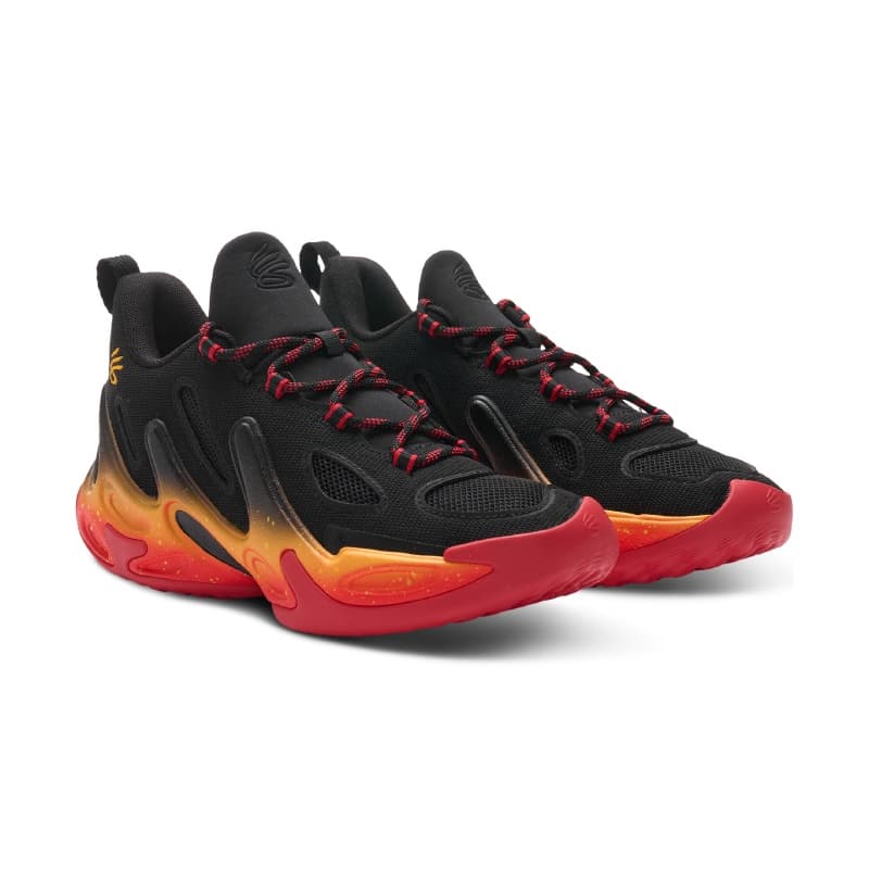 Кроссовки для баскетбола Under Armour Curry 13 High Топ Детские Баскетбольные Кроссовки Черные Красные Подростковые - изображение 3