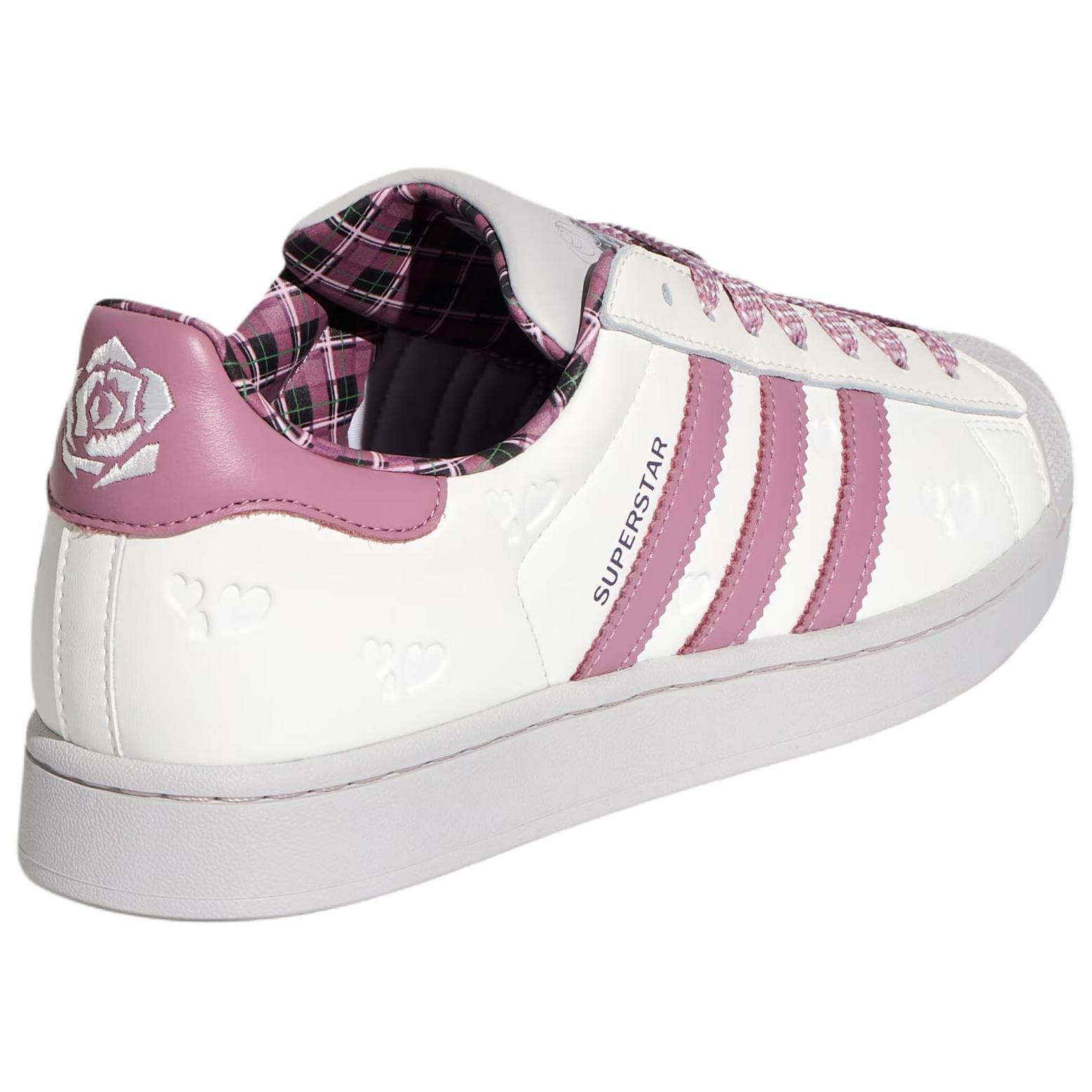 Кроссовки Adidas Originals SUPERSTAR 2 Лоу-топы Скейтборд Обувь Унисекс Белый фиолетовый - изображение 4