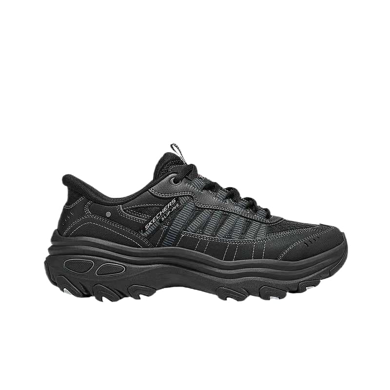 Кроссовки Skechers OUTDOOR MENS Сетчатая ткань искусственная кожа низкий топ массивные кроссовки мужской черный - изображение 2