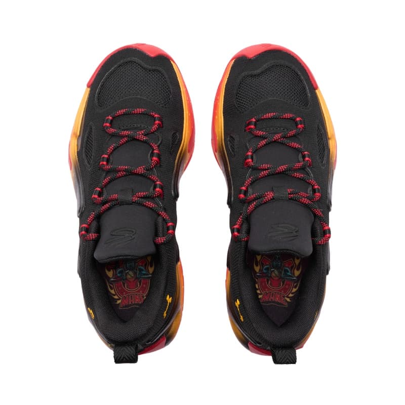 Кроссовки для баскетбола Under Armour Curry 13 High Топ Детские Баскетбольные Кроссовки Черные Красные Подростковые - изображение 4