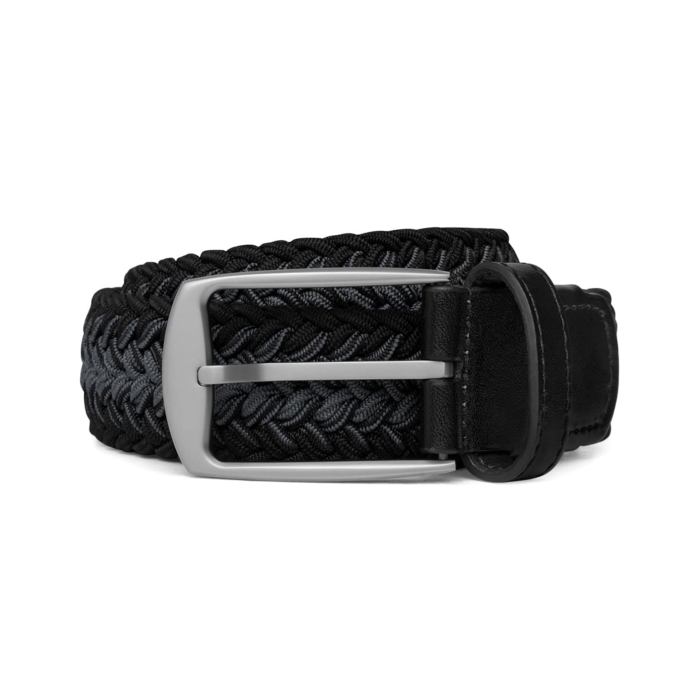 Ремень THOM WILLS Первый слой из телячьей кожи ремни для мужчин черный серый 3 см - изображение 1