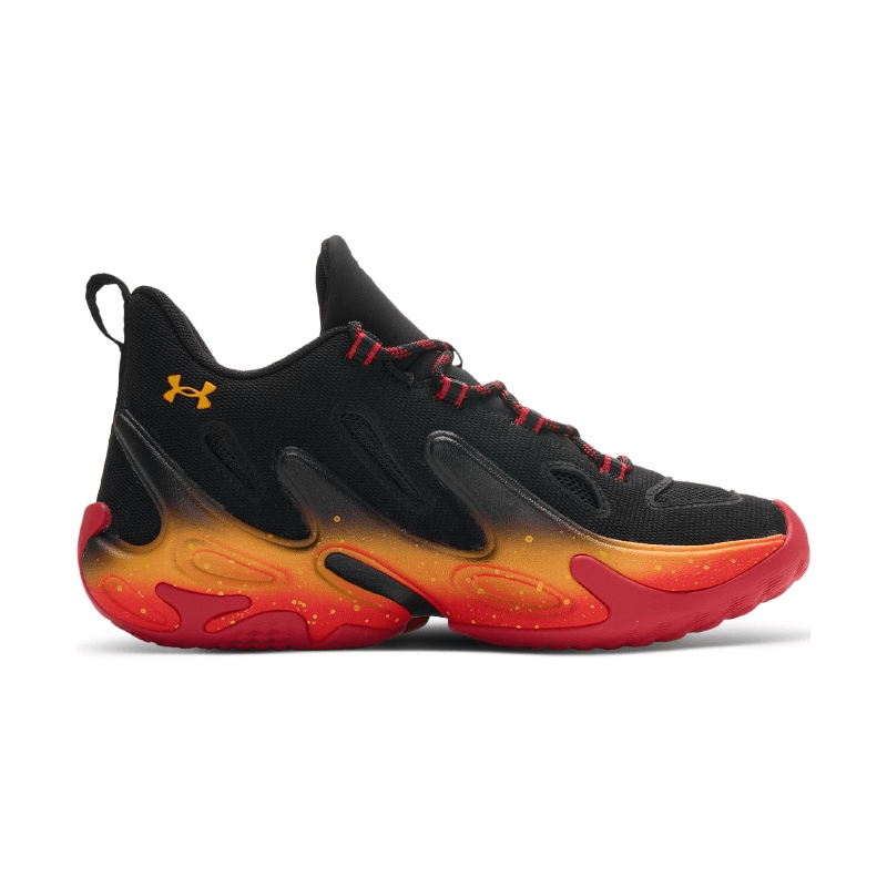 Кроссовки для баскетбола Under Armour Curry 13 High Топ Детские Баскетбольные Кроссовки Черные Красные Подростковые - изображение 2