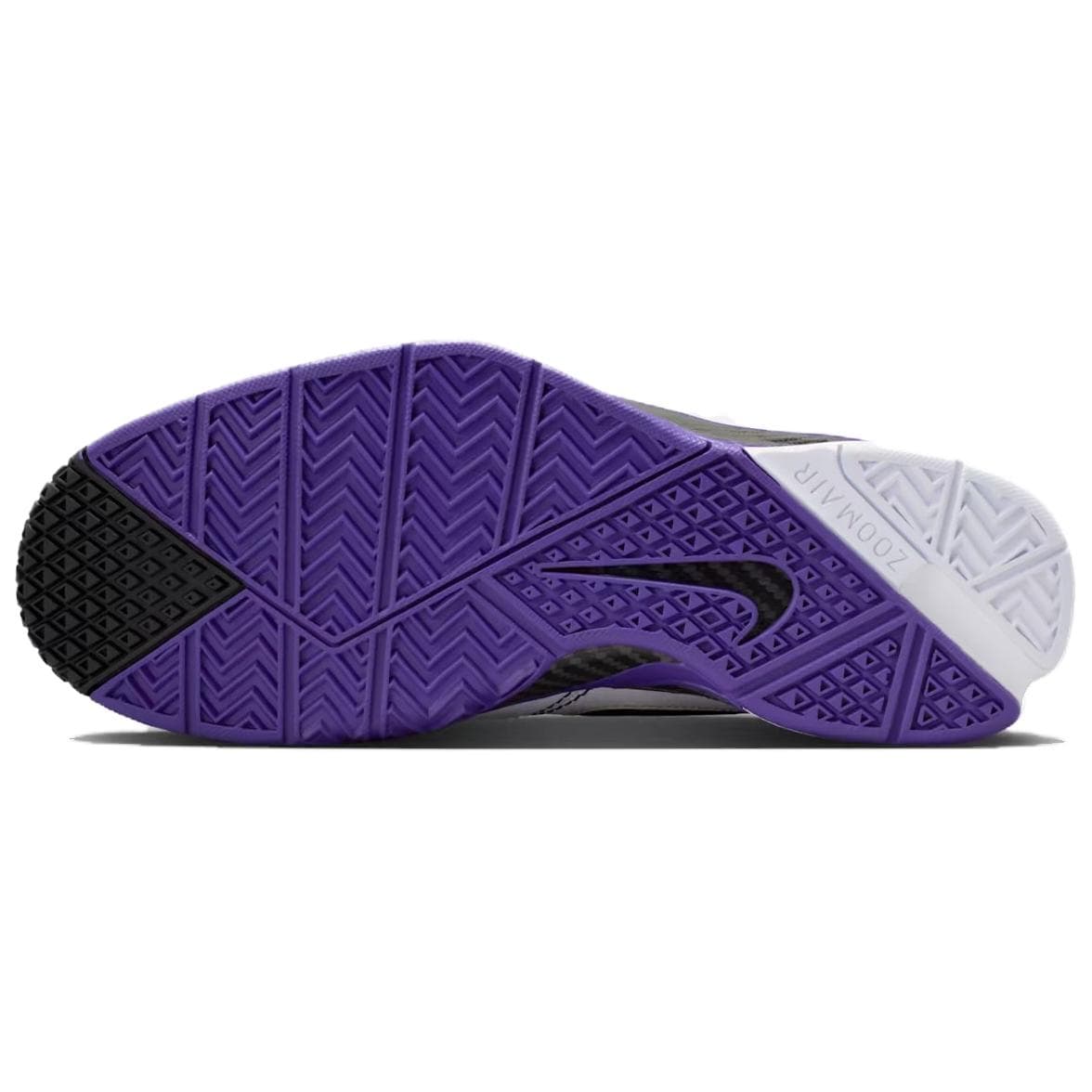 Кроссовки для баскетбола Nike Zoom Kobe 1 High Топ Баскетбольные кроссовки Мужские Белый Фиолетовый Черный 2026 Выпуск - изображение 6