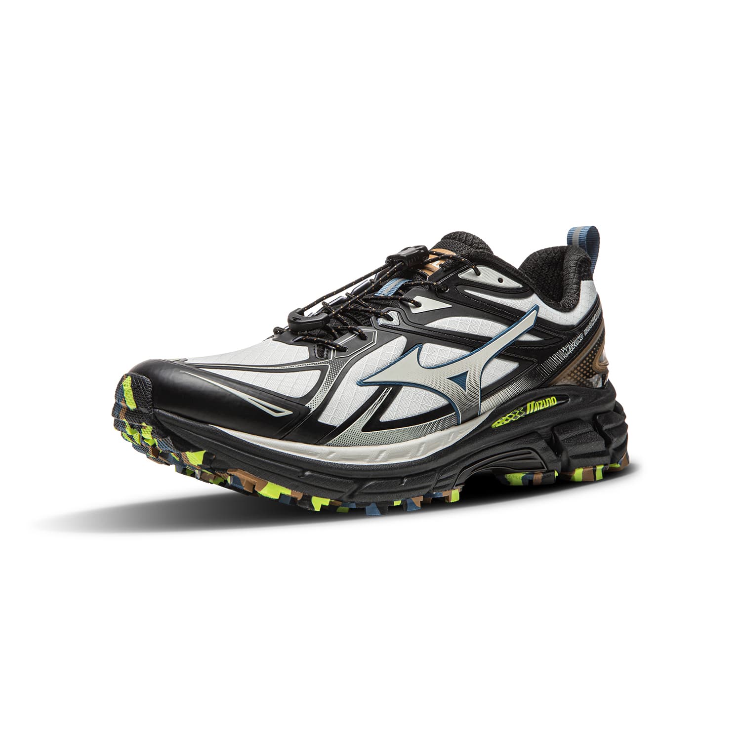 Кроссовки для бега Mizuno Halo Mix Водонепроницаемый Low Топ Повседневные кроссовки для бега Унисекс Ink Shadow Серый - изображение 2