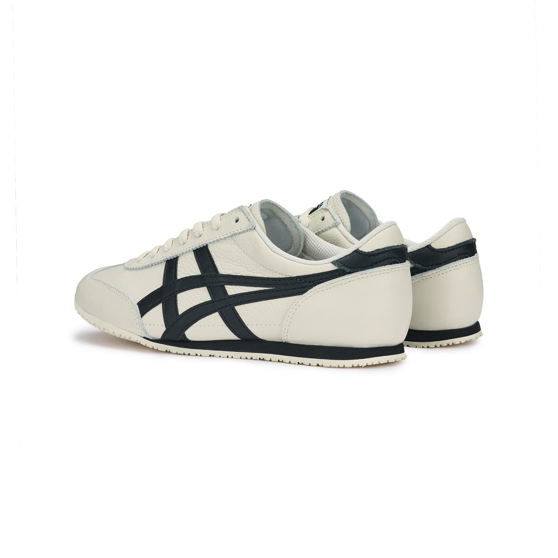 Кроссовки Onitsuka Tiger Machu Racer Low Топ Кеды немецкой армии (GAT) Унисекс Бежево-черный - изображение 4