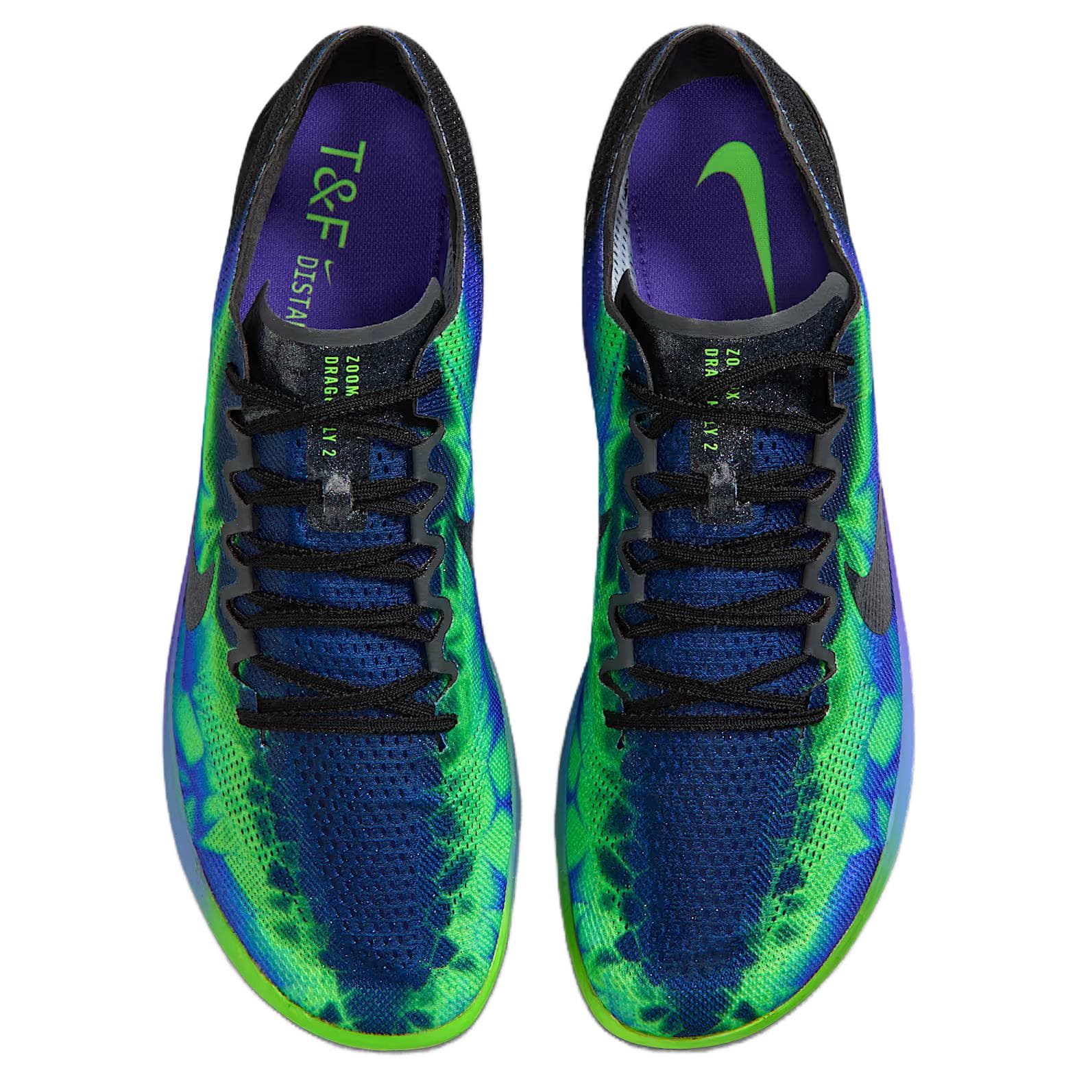 Кроссовки для бега NIKE Dragonfly 2 Дышащий Поддержка Беговые кроссовки Мужской Электрическое свечение Зелёный - изображение 4