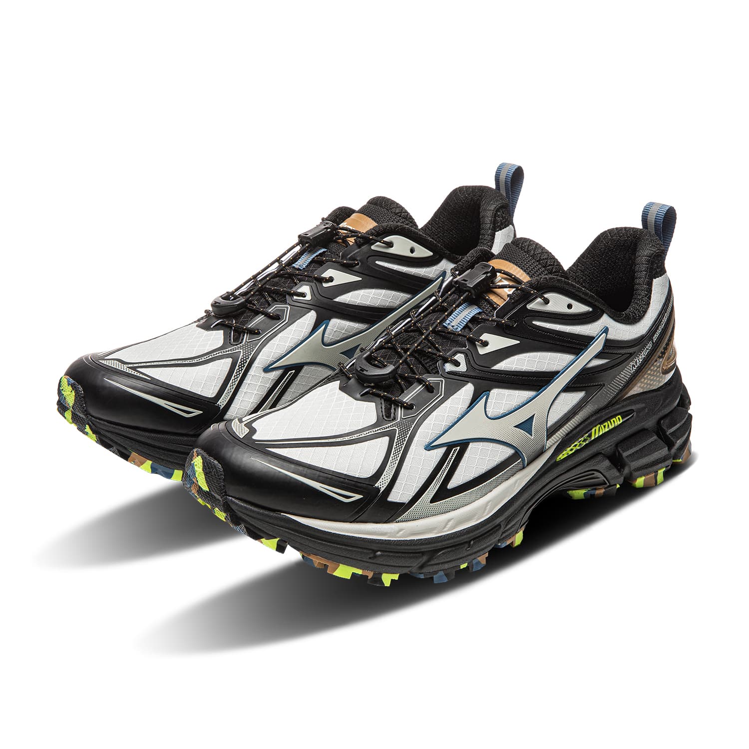 Кроссовки для бега Mizuno Halo Mix Водонепроницаемый Low Топ Повседневные кроссовки для бега Унисекс Ink Shadow Серый - изображение 4